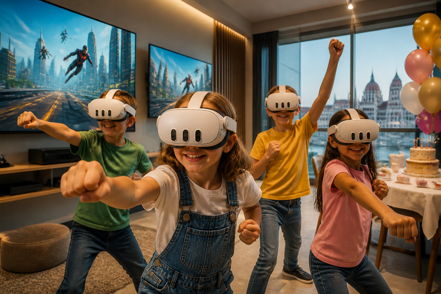 Superhero Birthday in the Heart of Budapest: How to Turn Your Kid's Party into an Unforgettable Quest 3 VR Adventure