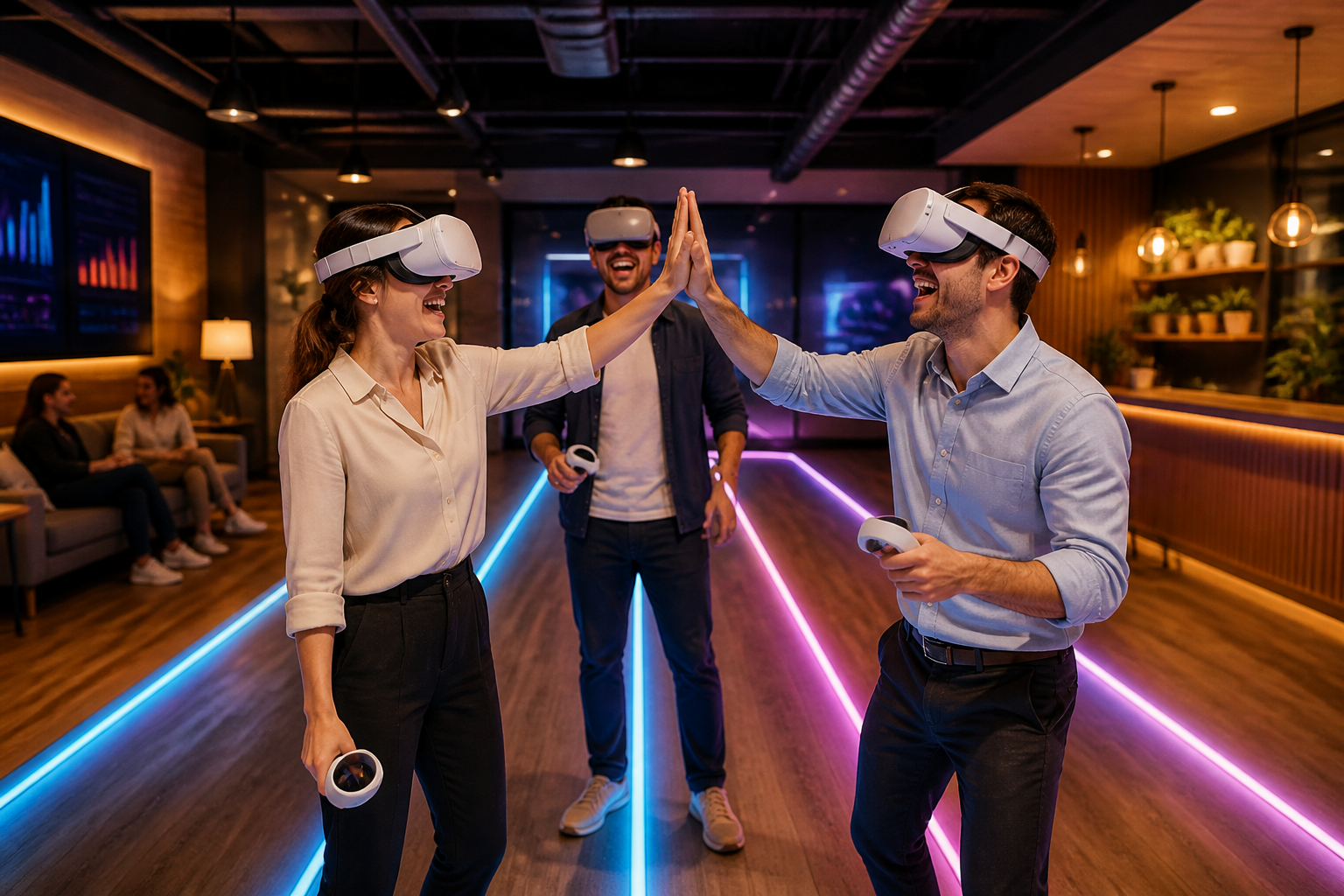 Virtuelle Teamevent-Olympiade: Wie die Quest 3 Kollegen zusammenschweißt