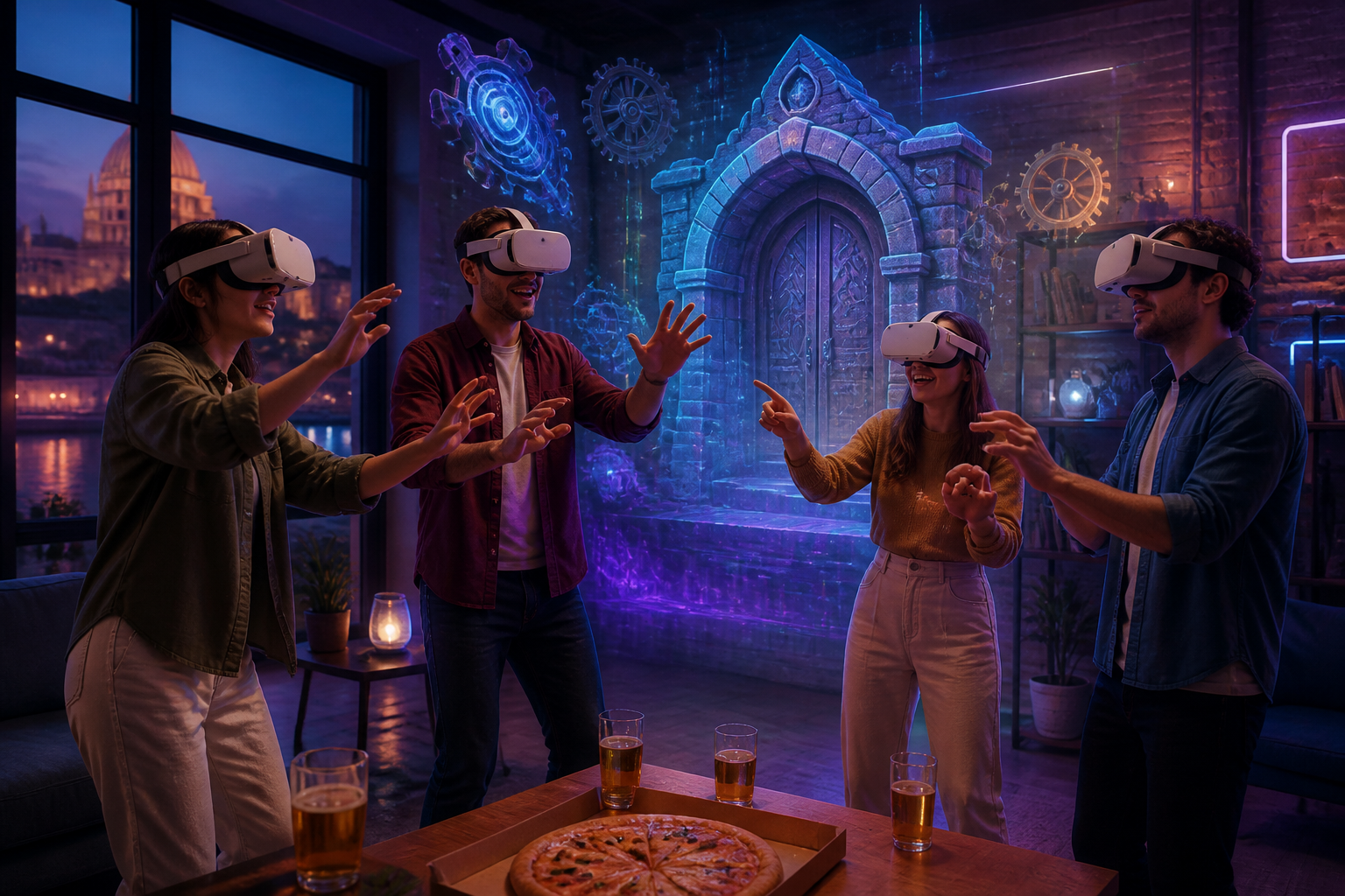 Extreme Escape from the Daily Grind: Virtual Escape Room Party for Friends